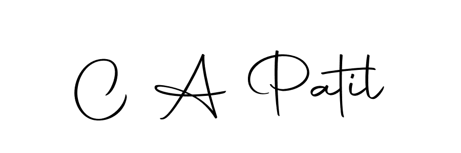 This is the best signature style for the C A Patil name. Also you like these signature font (Autography-DOLnW). Mix name signature. C A Patil signature style 10 images and pictures png