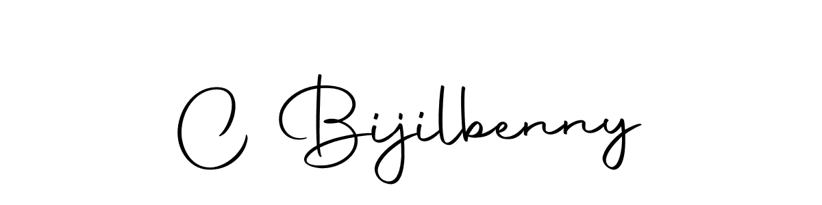 Make a beautiful signature design for name C Bijilbenny. With this signature (Autography-DOLnW) style, you can create a handwritten signature for free. C Bijilbenny signature style 10 images and pictures png