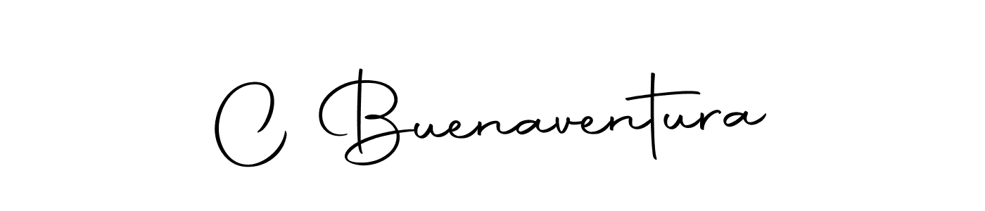 How to make C Buenaventura name signature. Use Autography-DOLnW style for creating short signs online. This is the latest handwritten sign. C Buenaventura signature style 10 images and pictures png