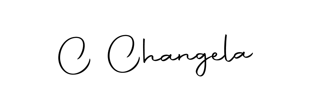 Design your own signature with our free online signature maker. With this signature software, you can create a handwritten (Autography-DOLnW) signature for name C Changela. C Changela signature style 10 images and pictures png