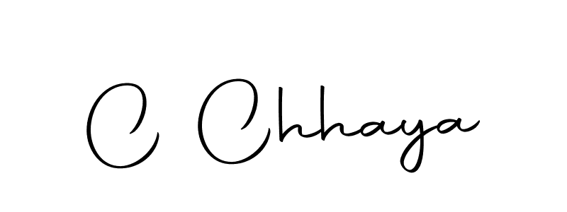 C Chhaya stylish signature style. Best Handwritten Sign (Autography-DOLnW) for my name. Handwritten Signature Collection Ideas for my name C Chhaya. C Chhaya signature style 10 images and pictures png