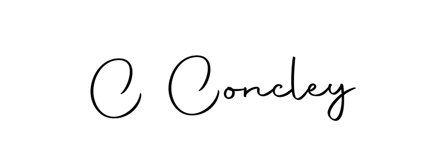 Make a short C Concley signature style. Manage your documents anywhere anytime using Autography-DOLnW. Create and add eSignatures, submit forms, share and send files easily. C Concley signature style 10 images and pictures png