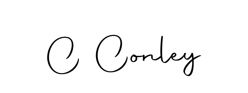 Also we have C Conley name is the best signature style. Create professional handwritten signature collection using Autography-DOLnW autograph style. C Conley signature style 10 images and pictures png