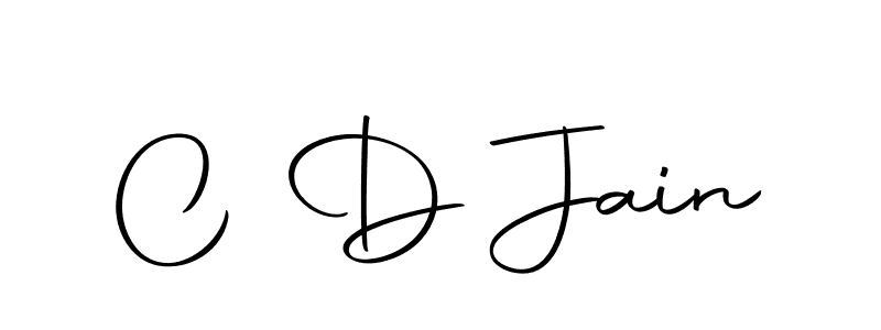 Design your own signature with our free online signature maker. With this signature software, you can create a handwritten (Autography-DOLnW) signature for name C D Jain. C D Jain signature style 10 images and pictures png