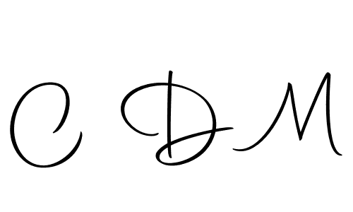 Make a beautiful signature design for name C D M. With this signature (Autography-DOLnW) style, you can create a handwritten signature for free. C D M signature style 10 images and pictures png