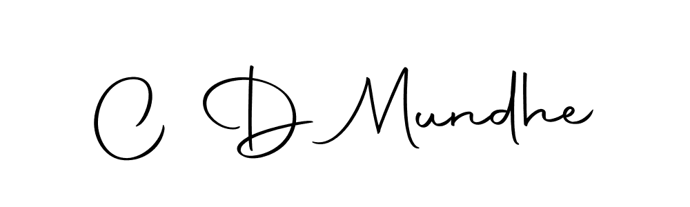 The best way (Autography-DOLnW) to make a short signature is to pick only two or three words in your name. The name C D Mundhe include a total of six letters. For converting this name. C D Mundhe signature style 10 images and pictures png
