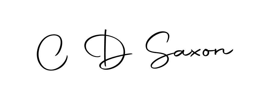 How to make C D Saxon name signature. Use Autography-DOLnW style for creating short signs online. This is the latest handwritten sign. C D Saxon signature style 10 images and pictures png