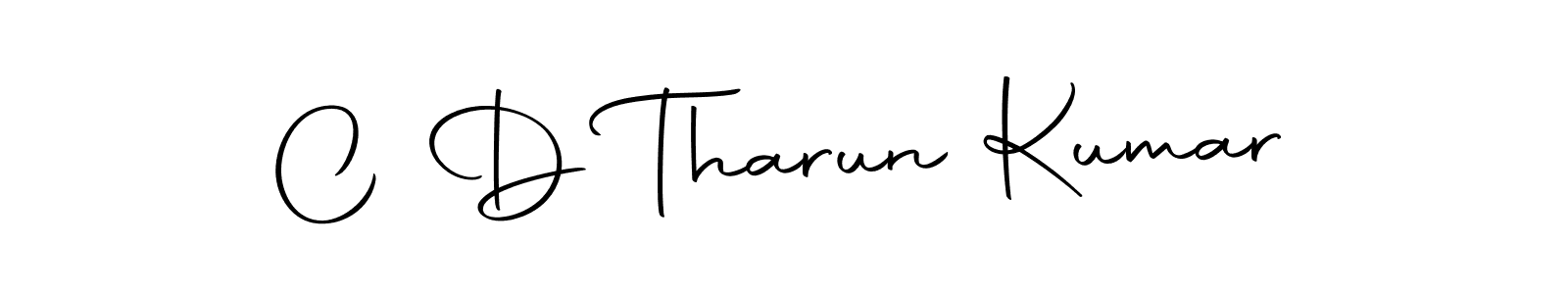 if you are searching for the best signature style for your name C D Tharun Kumar. so please give up your signature search. here we have designed multiple signature styles  using Autography-DOLnW. C D Tharun Kumar signature style 10 images and pictures png
