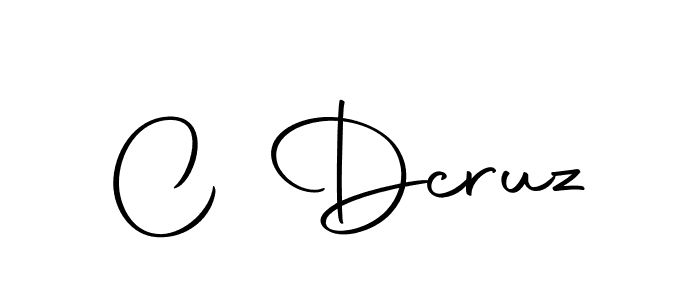 if you are searching for the best signature style for your name C Dcruz. so please give up your signature search. here we have designed multiple signature styles  using Autography-DOLnW. C Dcruz signature style 10 images and pictures png