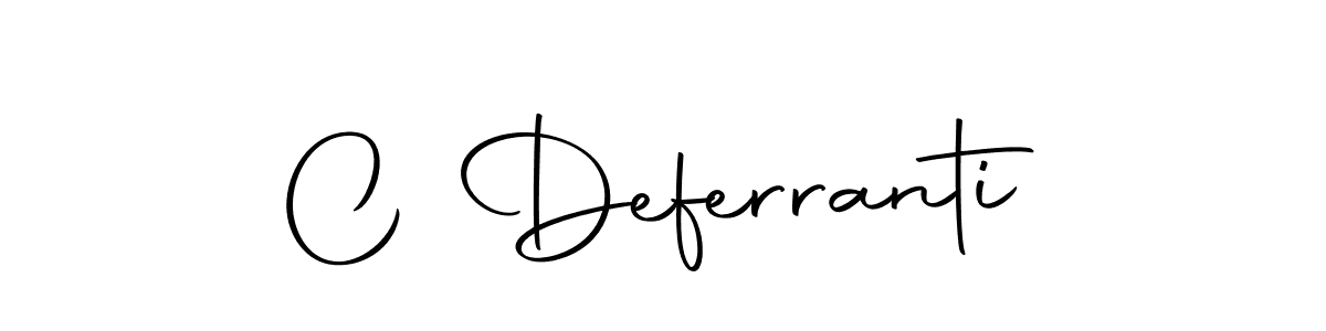 How to make C Deferranti signature? Autography-DOLnW is a professional autograph style. Create handwritten signature for C Deferranti name. C Deferranti signature style 10 images and pictures png