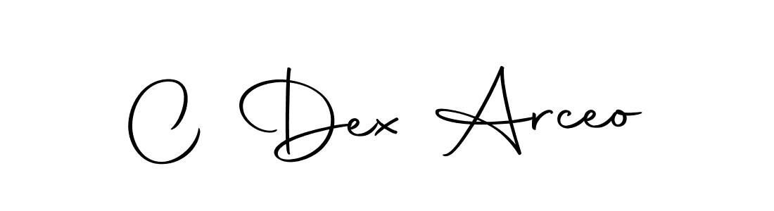 Use a signature maker to create a handwritten signature online. With this signature software, you can design (Autography-DOLnW) your own signature for name C Dex Arceo. C Dex Arceo signature style 10 images and pictures png