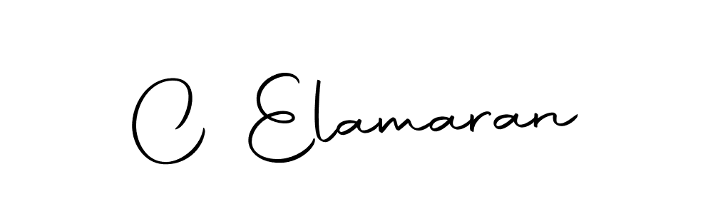 Design your own signature with our free online signature maker. With this signature software, you can create a handwritten (Autography-DOLnW) signature for name C Elamaran. C Elamaran signature style 10 images and pictures png