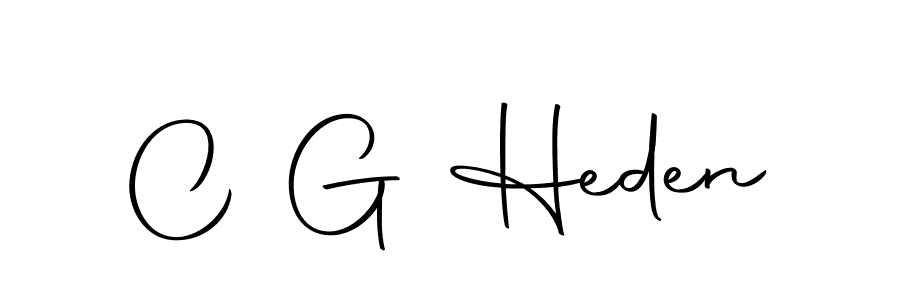 You should practise on your own different ways (Autography-DOLnW) to write your name (C G Heden) in signature. don't let someone else do it for you. C G Heden signature style 10 images and pictures png