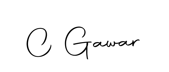 Use a signature maker to create a handwritten signature online. With this signature software, you can design (Autography-DOLnW) your own signature for name C Gawar. C Gawar signature style 10 images and pictures png