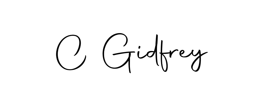 The best way (Autography-DOLnW) to make a short signature is to pick only two or three words in your name. The name C Gidfrey include a total of six letters. For converting this name. C Gidfrey signature style 10 images and pictures png