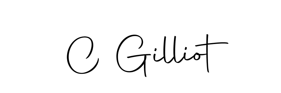 Create a beautiful signature design for name C Gilliot. With this signature (Autography-DOLnW) fonts, you can make a handwritten signature for free. C Gilliot signature style 10 images and pictures png