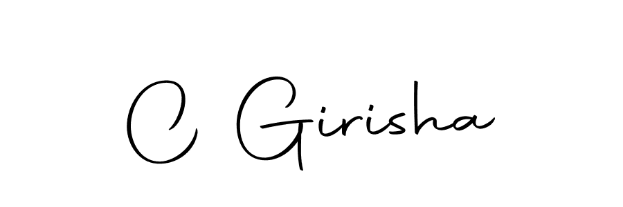 You can use this online signature creator to create a handwritten signature for the name C Girisha. This is the best online autograph maker. C Girisha signature style 10 images and pictures png