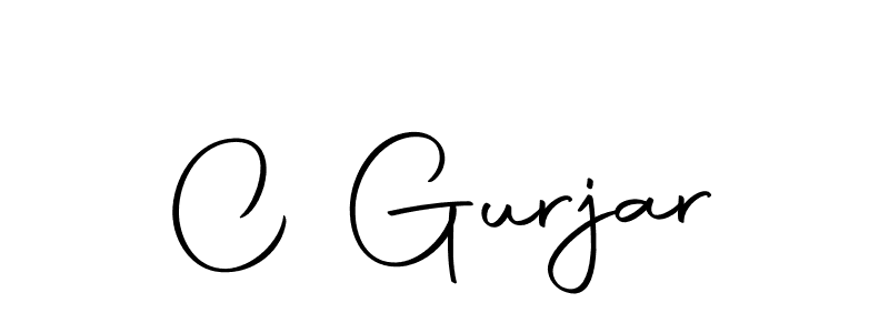 How to make C Gurjar name signature. Use Autography-DOLnW style for creating short signs online. This is the latest handwritten sign. C Gurjar signature style 10 images and pictures png