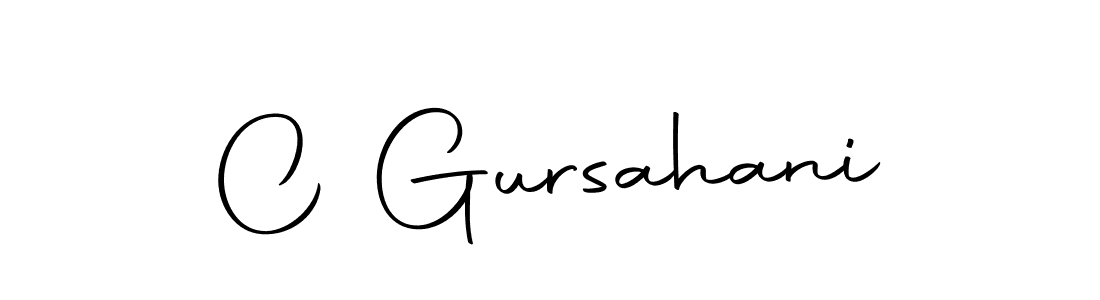 How to make C Gursahani signature? Autography-DOLnW is a professional autograph style. Create handwritten signature for C Gursahani name. C Gursahani signature style 10 images and pictures png