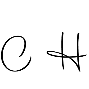 You should practise on your own different ways (Autography-DOLnW) to write your name (C H) in signature. don't let someone else do it for you. C H signature style 10 images and pictures png