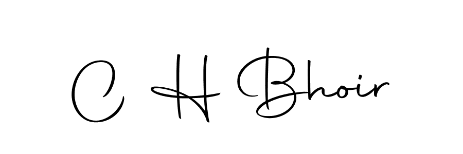 if you are searching for the best signature style for your name C H Bhoir. so please give up your signature search. here we have designed multiple signature styles  using Autography-DOLnW. C H Bhoir signature style 10 images and pictures png