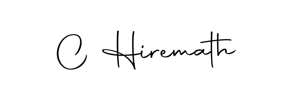 Design your own signature with our free online signature maker. With this signature software, you can create a handwritten (Autography-DOLnW) signature for name C Hiremath. C Hiremath signature style 10 images and pictures png