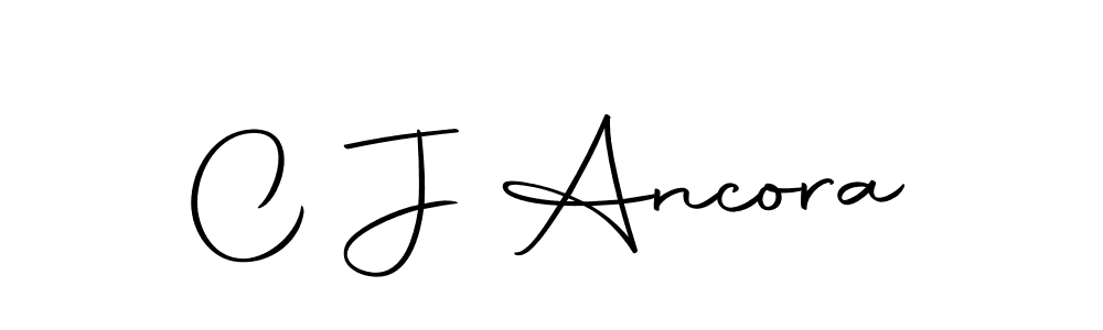 How to Draw C J Ancora signature style? Autography-DOLnW is a latest design signature styles for name C J Ancora. C J Ancora signature style 10 images and pictures png