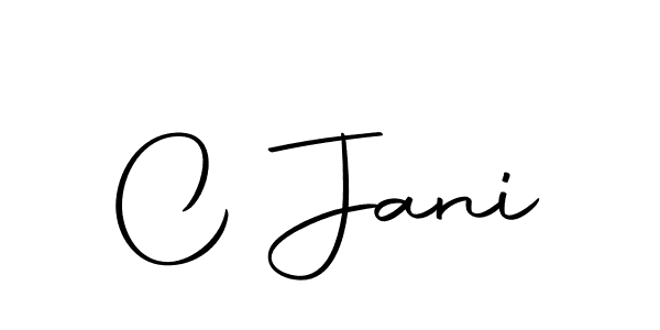 You should practise on your own different ways (Autography-DOLnW) to write your name (C Jani) in signature. don't let someone else do it for you. C Jani signature style 10 images and pictures png