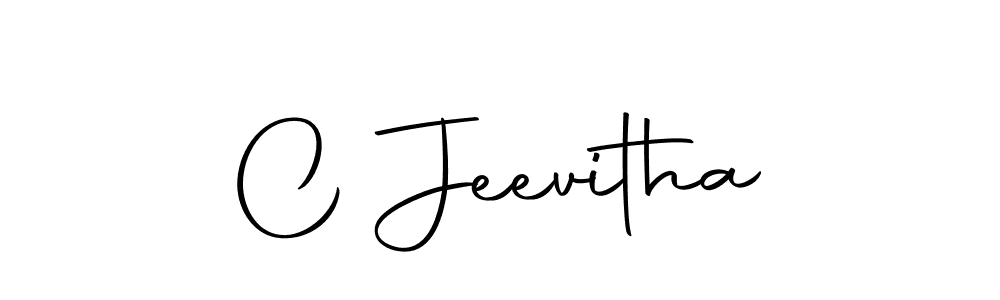 This is the best signature style for the C Jeevitha name. Also you like these signature font (Autography-DOLnW). Mix name signature. C Jeevitha signature style 10 images and pictures png