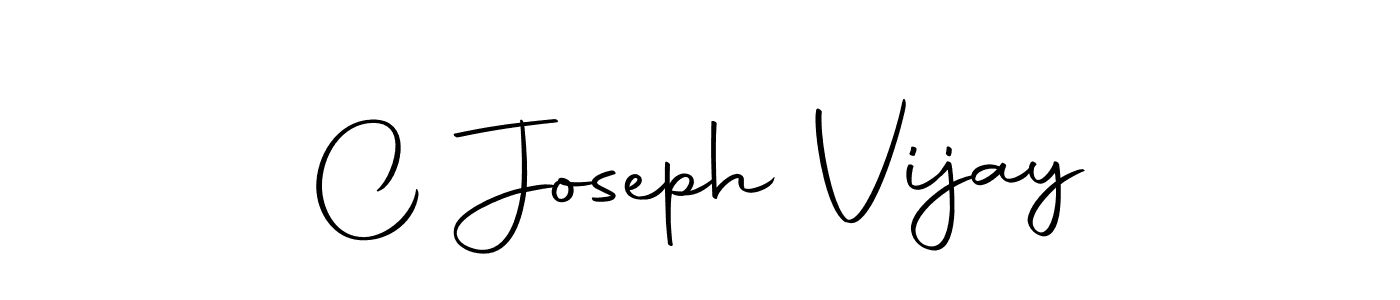 Make a beautiful signature design for name C Joseph Vijay. Use this online signature maker to create a handwritten signature for free. C Joseph Vijay signature style 10 images and pictures png