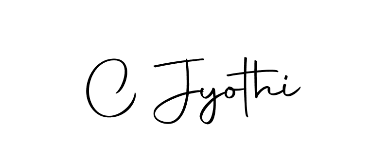 Also we have C Jyothi name is the best signature style. Create professional handwritten signature collection using Autography-DOLnW autograph style. C Jyothi signature style 10 images and pictures png