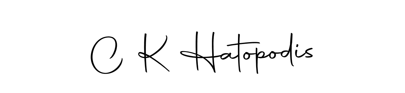 Design your own signature with our free online signature maker. With this signature software, you can create a handwritten (Autography-DOLnW) signature for name C K Hatopodis. C K Hatopodis signature style 10 images and pictures png