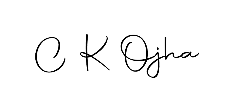 You should practise on your own different ways (Autography-DOLnW) to write your name (C K Ojha) in signature. don't let someone else do it for you. C K Ojha signature style 10 images and pictures png