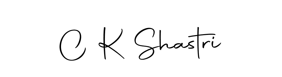 How to make C K Shastri signature? Autography-DOLnW is a professional autograph style. Create handwritten signature for C K Shastri name. C K Shastri signature style 10 images and pictures png