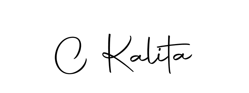 Here are the top 10 professional signature styles for the name C Kalita. These are the best autograph styles you can use for your name. C Kalita signature style 10 images and pictures png