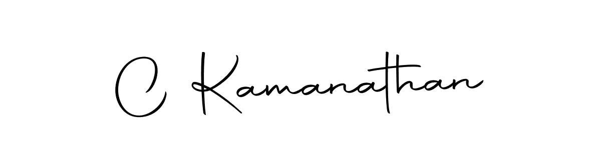 Design your own signature with our free online signature maker. With this signature software, you can create a handwritten (Autography-DOLnW) signature for name C Kamanathan. C Kamanathan signature style 10 images and pictures png