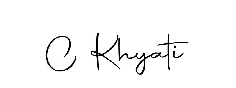 Make a short C Khyati signature style. Manage your documents anywhere anytime using Autography-DOLnW. Create and add eSignatures, submit forms, share and send files easily. C Khyati signature style 10 images and pictures png