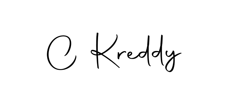 How to make C Kreddy signature? Autography-DOLnW is a professional autograph style. Create handwritten signature for C Kreddy name. C Kreddy signature style 10 images and pictures png