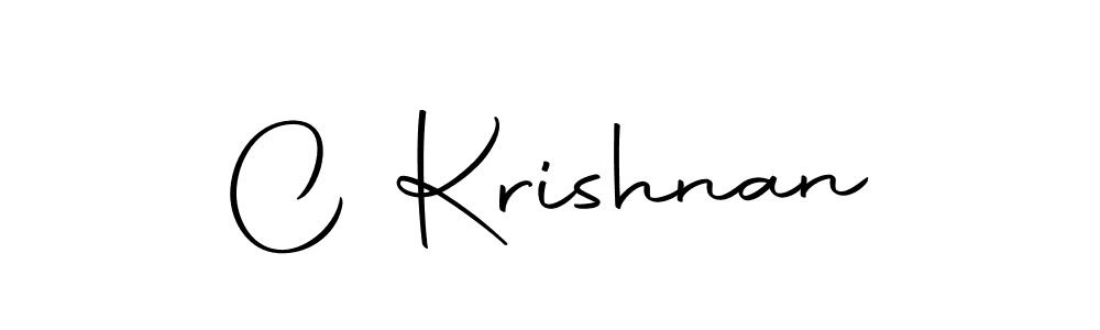 Also we have C Krishnan name is the best signature style. Create professional handwritten signature collection using Autography-DOLnW autograph style. C Krishnan signature style 10 images and pictures png