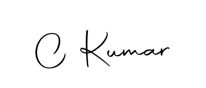 Create a beautiful signature design for name C Kumar. With this signature (Autography-DOLnW) fonts, you can make a handwritten signature for free. C Kumar signature style 10 images and pictures png