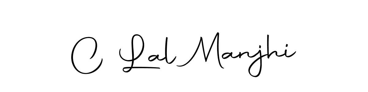 How to make C Lal Manjhi name signature. Use Autography-DOLnW style for creating short signs online. This is the latest handwritten sign. C Lal Manjhi signature style 10 images and pictures png
