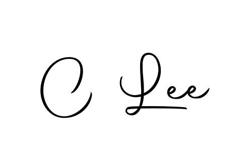 Create a beautiful signature design for name C Lee. With this signature (Autography-DOLnW) fonts, you can make a handwritten signature for free. C Lee signature style 10 images and pictures png