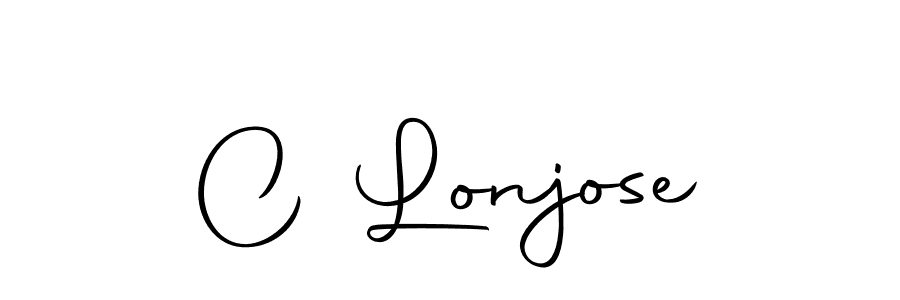 Use a signature maker to create a handwritten signature online. With this signature software, you can design (Autography-DOLnW) your own signature for name C Lonjose. C Lonjose signature style 10 images and pictures png