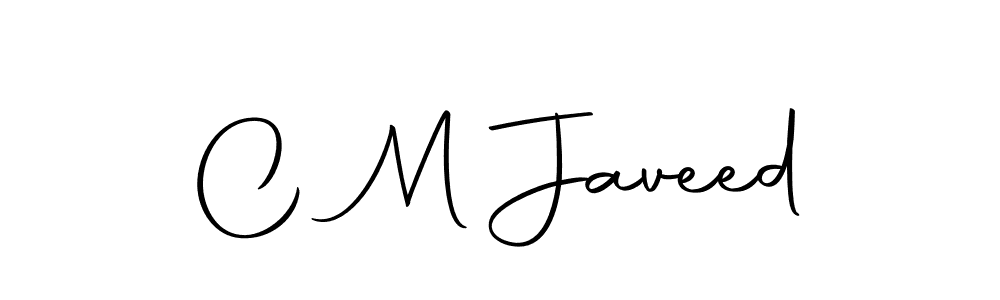 Use a signature maker to create a handwritten signature online. With this signature software, you can design (Autography-DOLnW) your own signature for name C M Javeed. C M Javeed signature style 10 images and pictures png