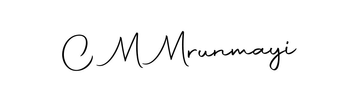 if you are searching for the best signature style for your name C M Mrunmayi. so please give up your signature search. here we have designed multiple signature styles  using Autography-DOLnW. C M Mrunmayi signature style 10 images and pictures png