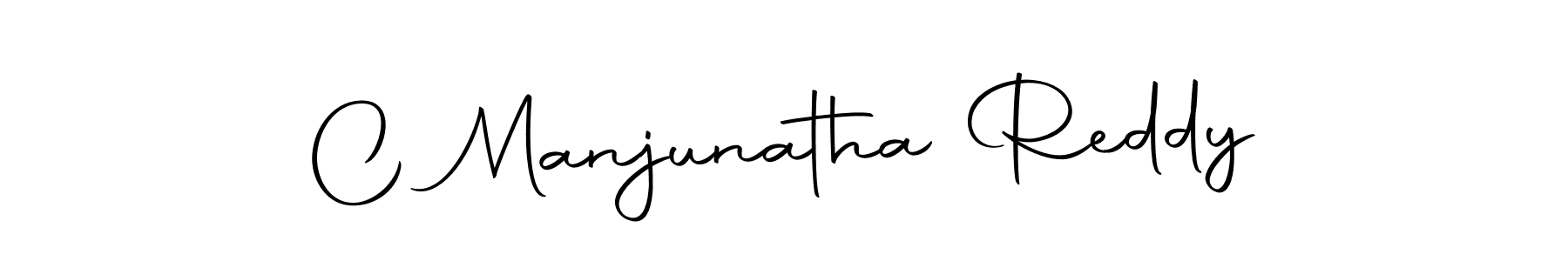 Design your own signature with our free online signature maker. With this signature software, you can create a handwritten (Autography-DOLnW) signature for name C Manjunatha Reddy. C Manjunatha Reddy signature style 10 images and pictures png