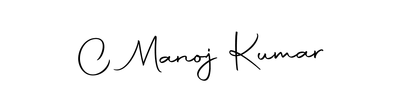 Design your own signature with our free online signature maker. With this signature software, you can create a handwritten (Autography-DOLnW) signature for name C Manoj Kumar. C Manoj Kumar signature style 10 images and pictures png