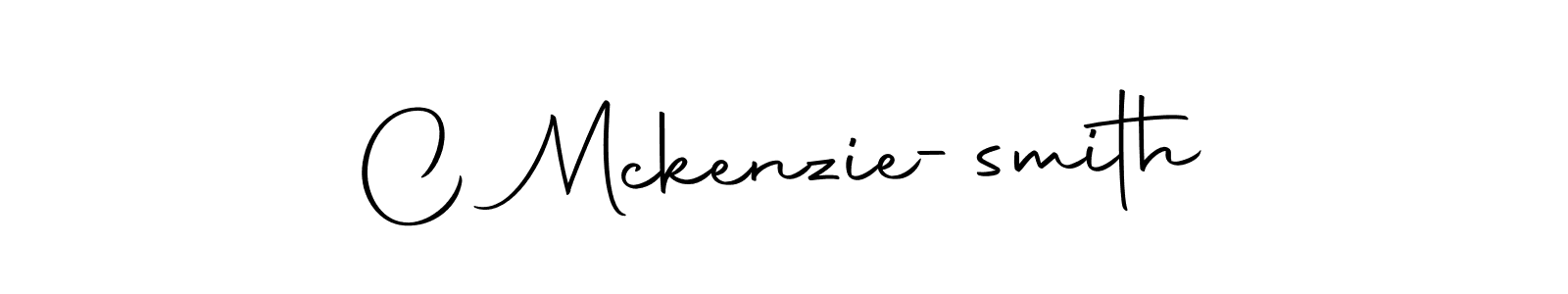 How to make C Mckenzie-smith signature? Autography-DOLnW is a professional autograph style. Create handwritten signature for C Mckenzie-smith name. C Mckenzie-smith signature style 10 images and pictures png