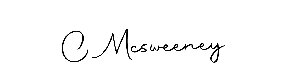 Create a beautiful signature design for name C Mcsweeney. With this signature (Autography-DOLnW) fonts, you can make a handwritten signature for free. C Mcsweeney signature style 10 images and pictures png