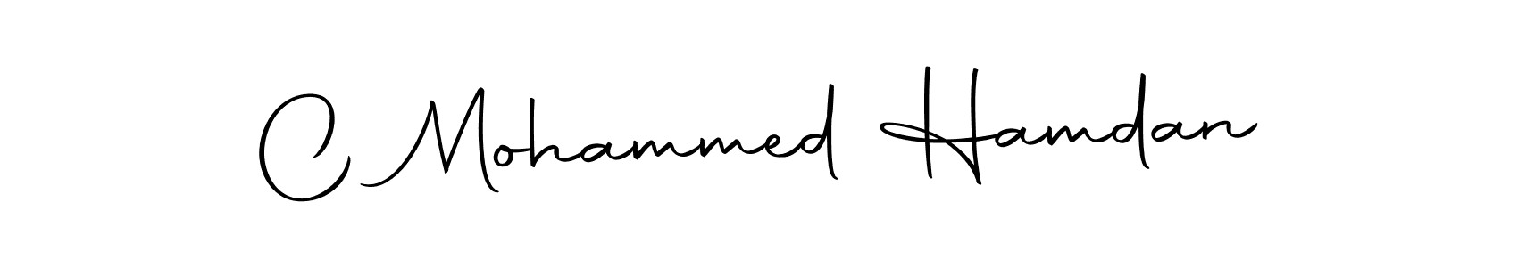 Make a beautiful signature design for name C Mohammed Hamdan. Use this online signature maker to create a handwritten signature for free. C Mohammed Hamdan signature style 10 images and pictures png